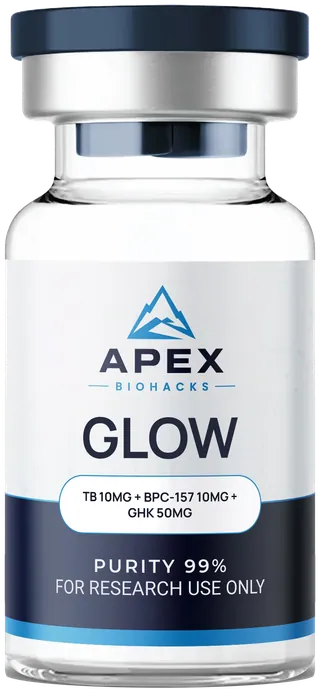 Glow vial, Apex Biohacks label
