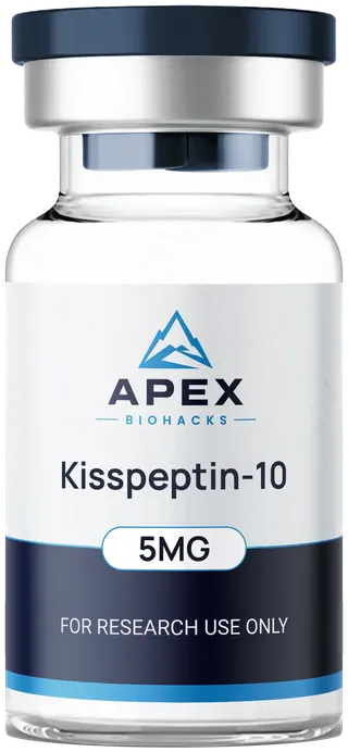 Kisspeptin-10 5MG vial, Apex Biohacks label