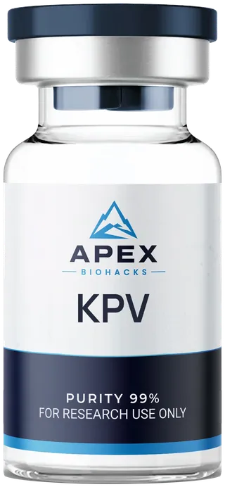 KPV vial, Apex Biohacks label
