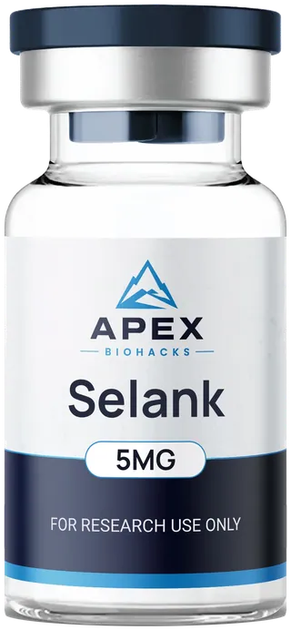 Selank 5MG vial, Apex Biohacks label
